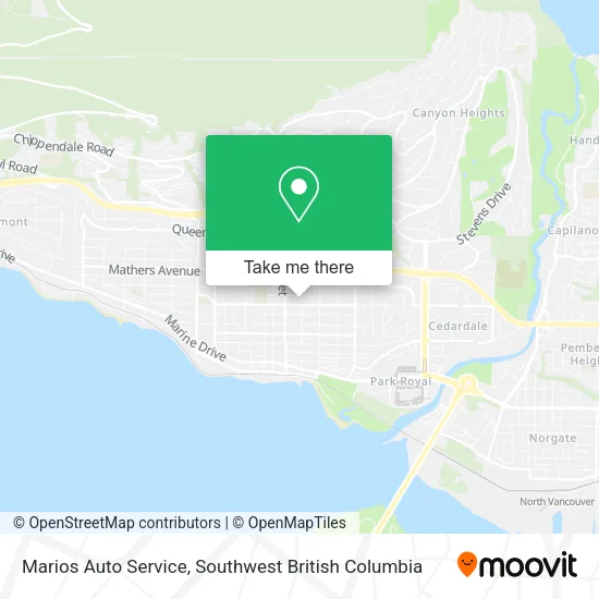 Marios Auto Service map