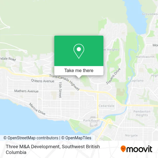 Three M&A Development map