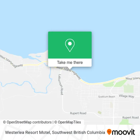 Westerlea Resort Motel map