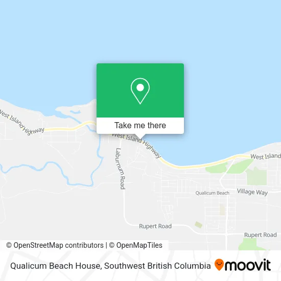 Qualicum Beach House map