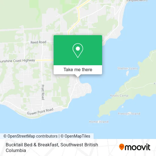 Bucktail Bed & Breakfast map