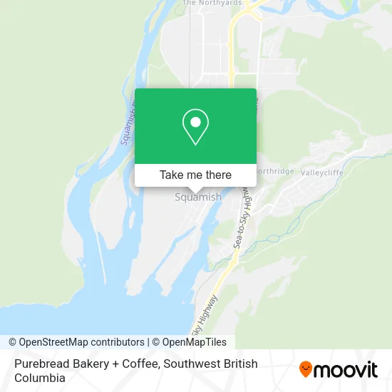 Purebread Bakery + Coffee map