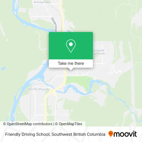 Friendly Driving School map