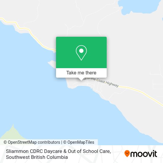 Sliammon CDRC Daycare & Out of School Care map