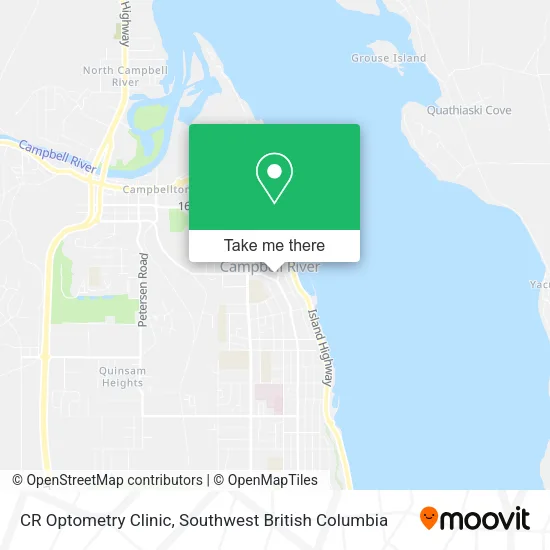 CR Optometry Clinic map