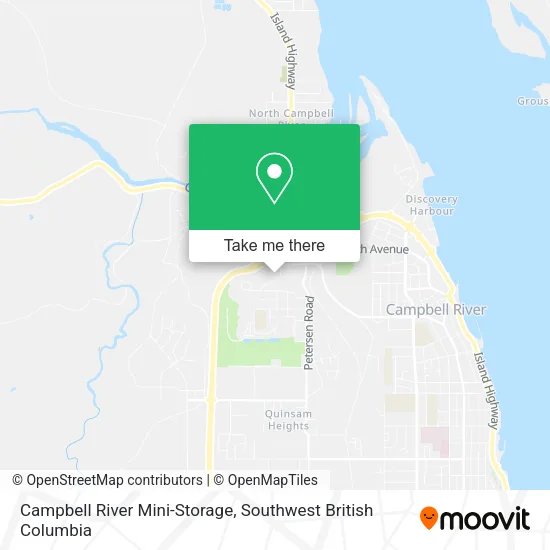 Campbell River Mini-Storage map