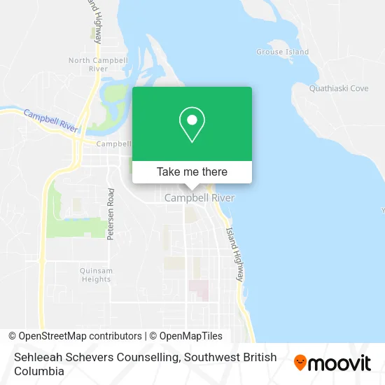 Sehleeah Schevers Counselling map