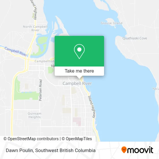 Dawn Poulin map