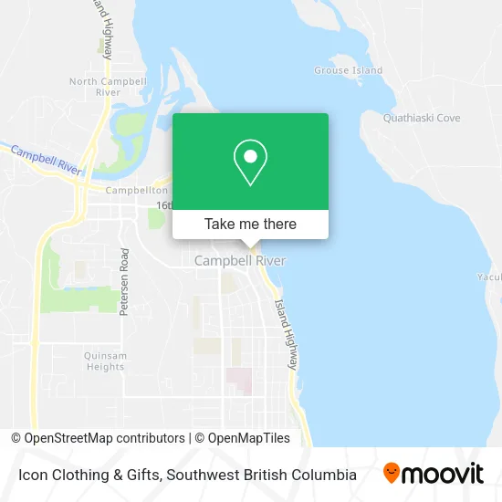 Icon Clothing & Gifts map