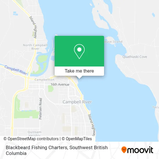 Blackbeard Fishing Charters map