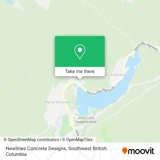 Newlines Concrete Designs map