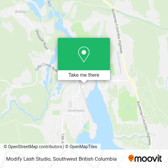 Modify Lash Studio map