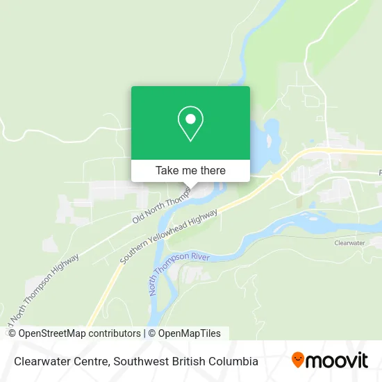 Clearwater Centre map