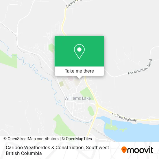 Cariboo Weatherdek & Construction map