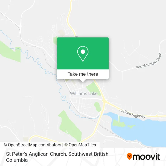 St Peter's Anglican Church map