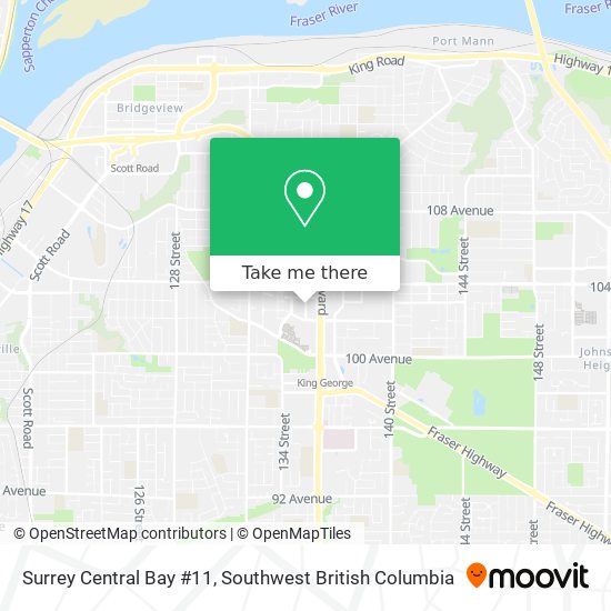 Surrey Central Bay #11 map