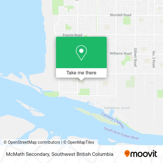 McMath Secondary map