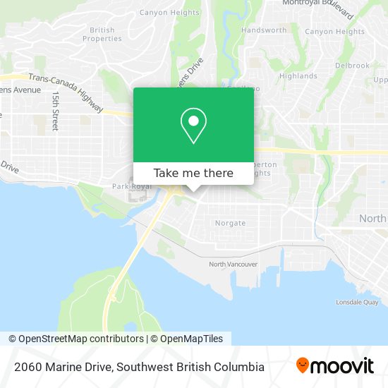 2060 Marine Drive map