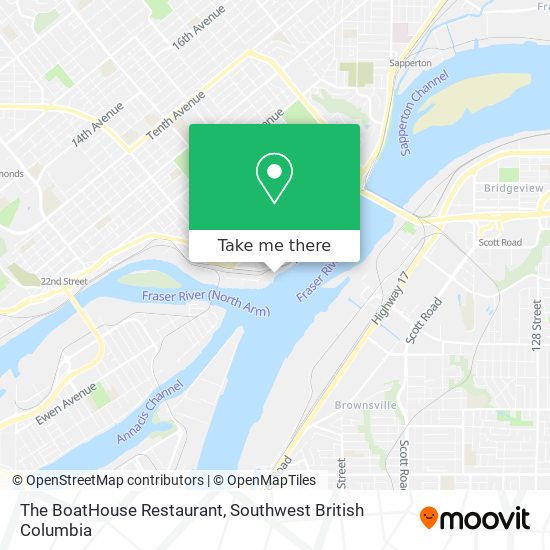 The BoatHouse Restaurant map