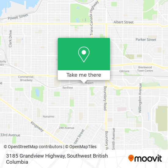 3185 Grandview Highway map