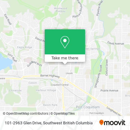 101-2963 Glen Drive map