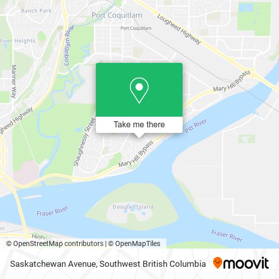 Saskatchewan Avenue map