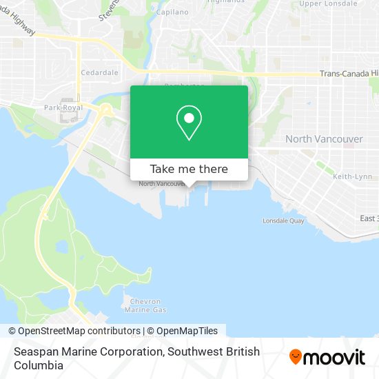 Seaspan Marine Corporation map