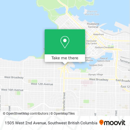 1505 West 2nd Avenue plan