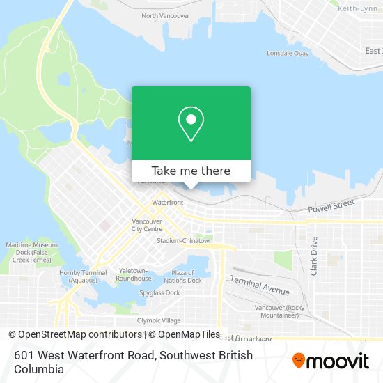 601 West Waterfront Road map