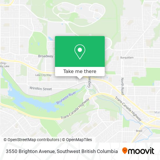 3550 Brighton Avenue map