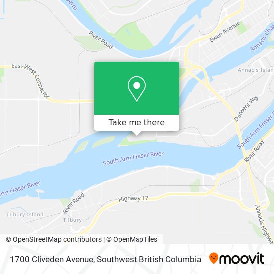 1700 Cliveden Avenue map