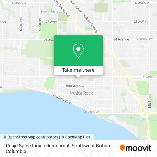 Punje Spice Indian Restaurant plan