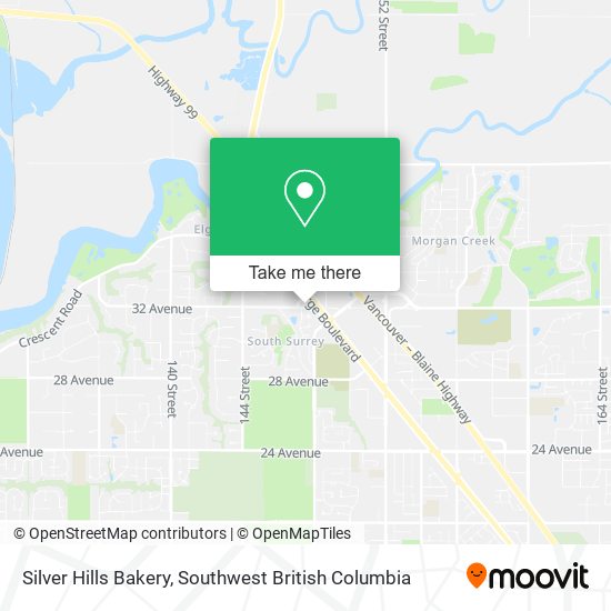 Silver Hills Bakery map