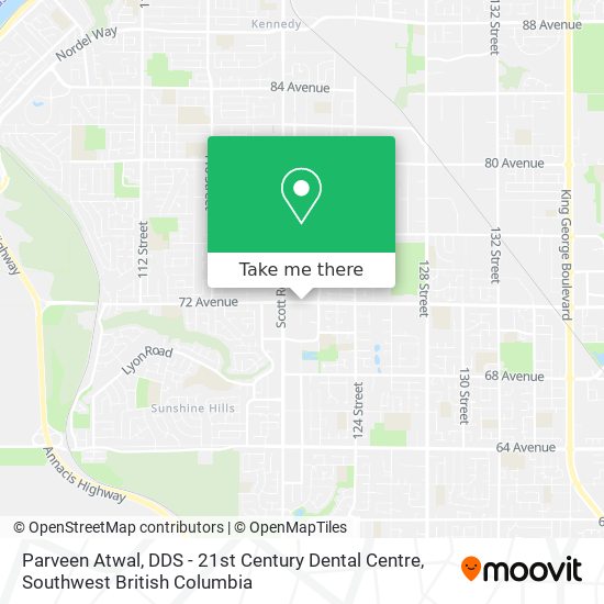 Parveen Atwal, DDS - 21st Century Dental Centre map