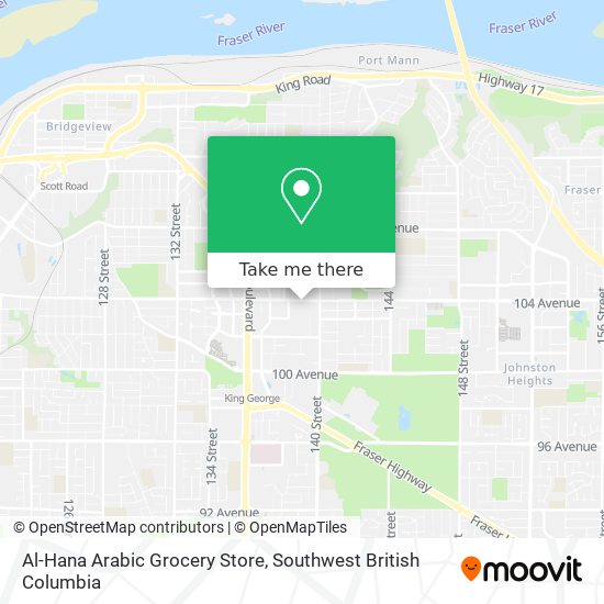 Al-Hana Arabic Grocery Store map