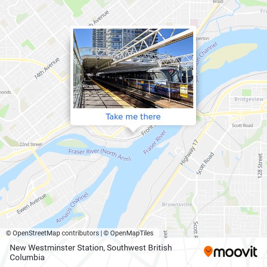 New Westminster Station plan