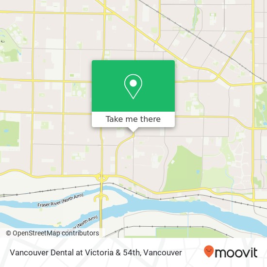 Vancouver Dental at Victoria & 54th map