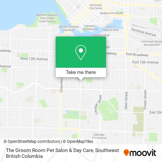 The Groom Room Pet Salon & Day Care map
