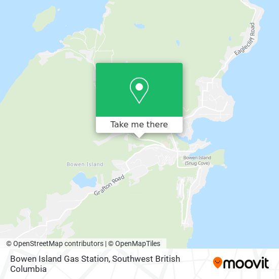 Bowen Island Gas Station map