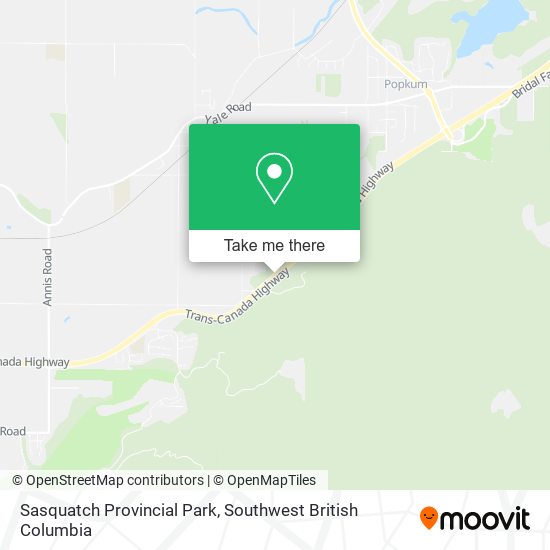 Sasquatch Provincial Park map