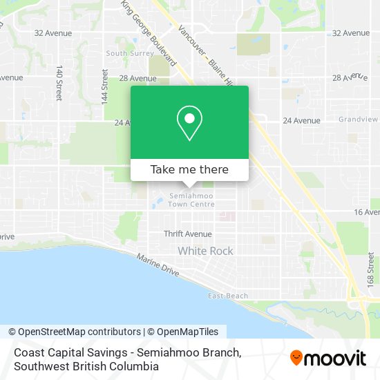 Coast Capital Savings - Semiahmoo Branch plan