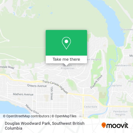 Douglas Woodward Park map