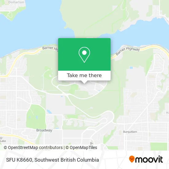 SFU K8660 map