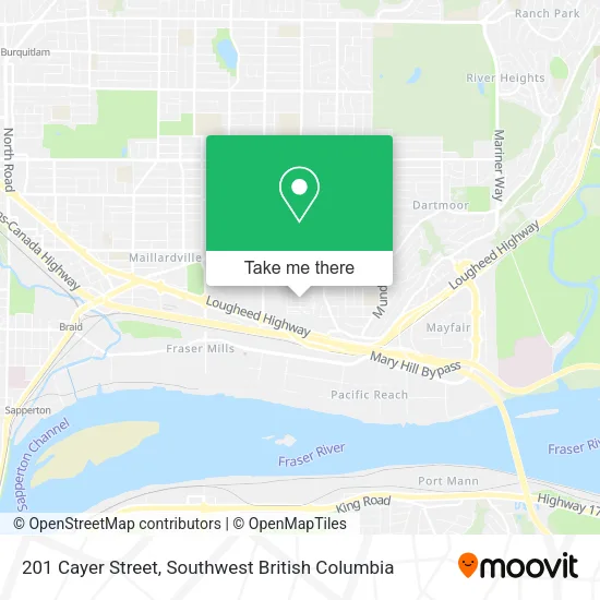 201 Cayer Street map