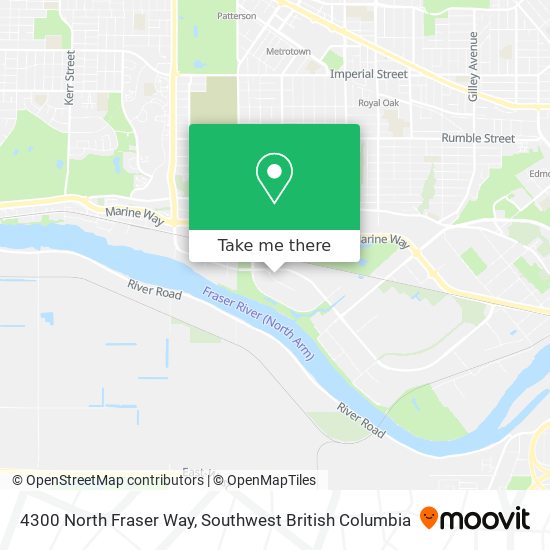 4300 North Fraser Way map