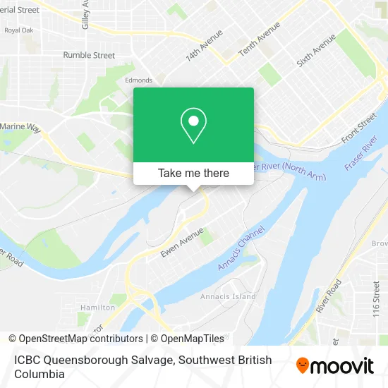 ICBC Queensborough Salvage map
