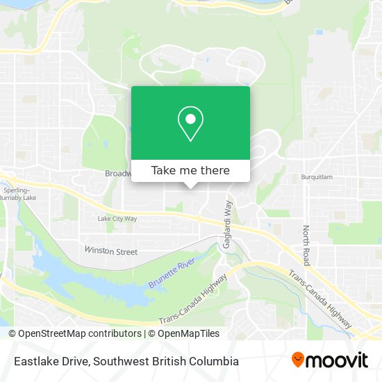 Eastlake Drive map