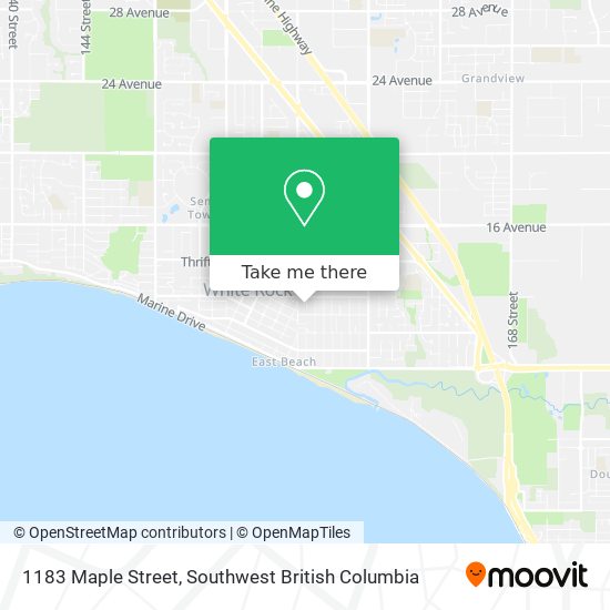 1183 Maple Street map