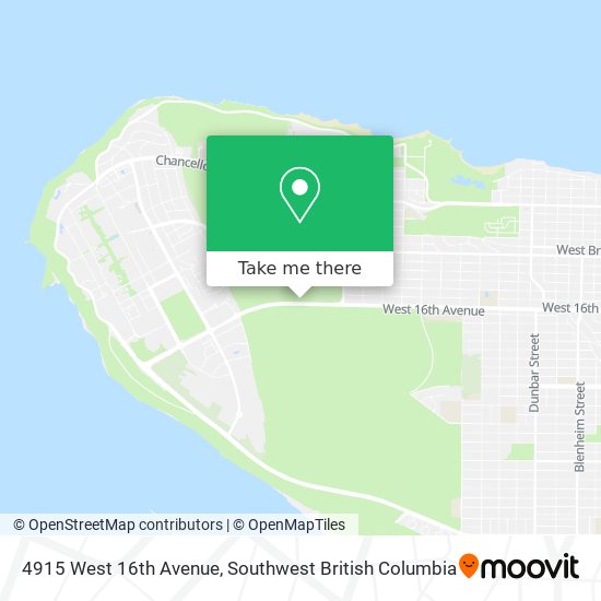 4915 West 16th Avenue map