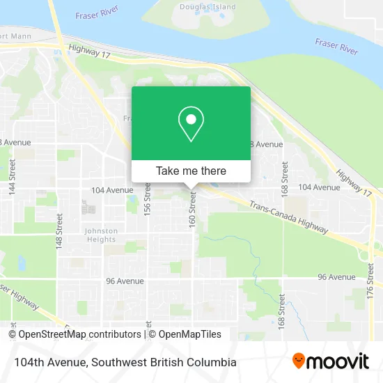 104th Avenue map